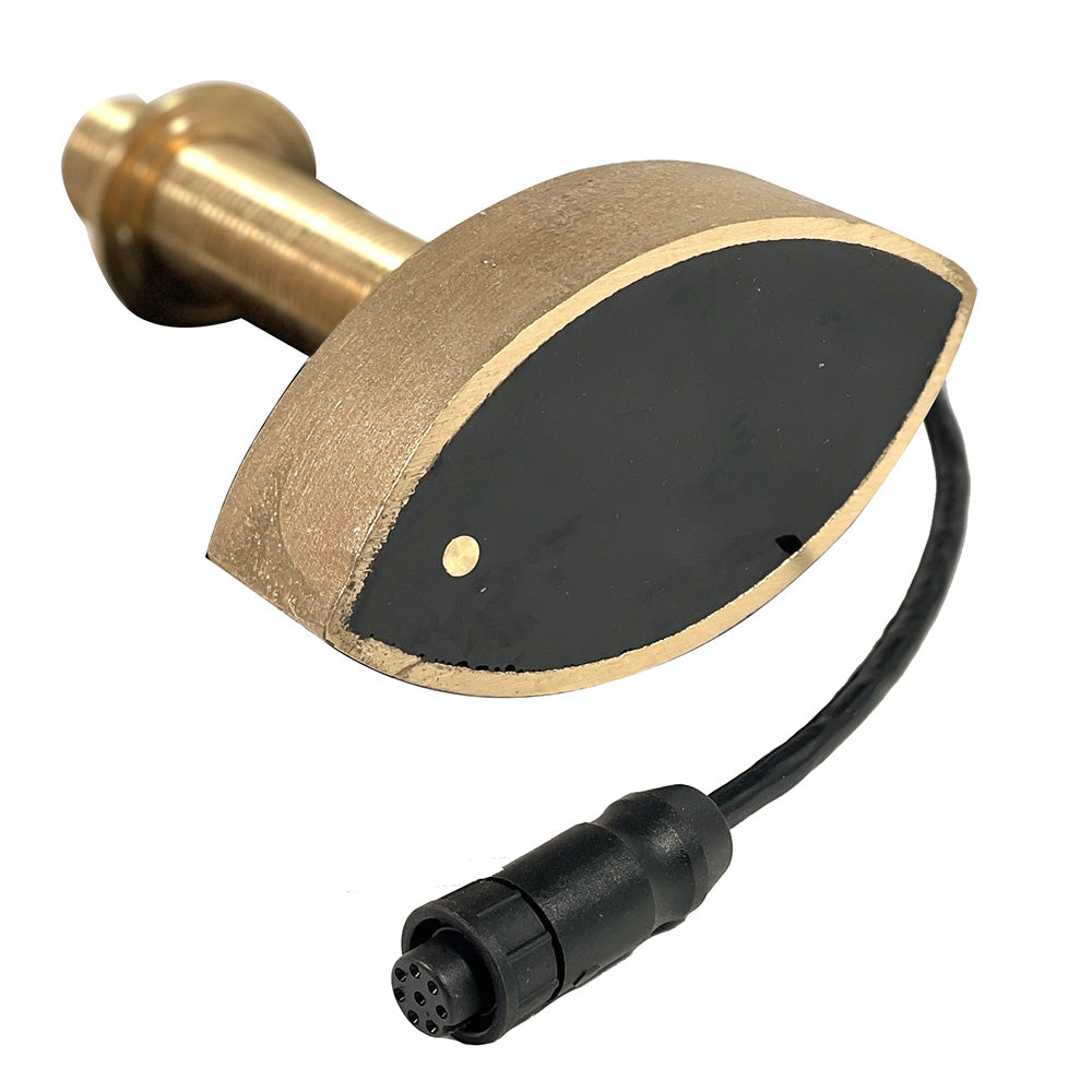 Echonautics Bronze Stem Thru-Hull CW Dual Frequency Transducer - 600W, 50/200kHz [CB101D600CW]