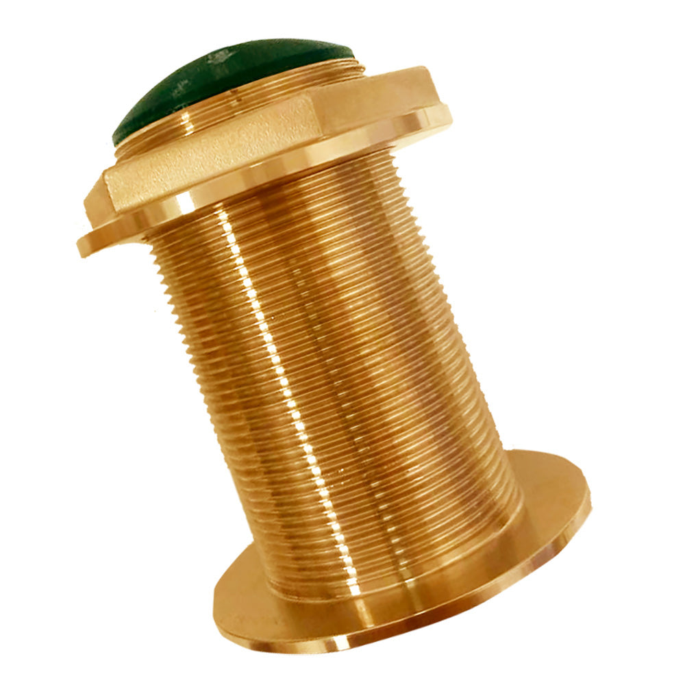 Echonautics Bronze Low-Profile Thru-Hull Low-Frequency CHIRP Transducer - 300W, 0 Tilt, 40-75kHz [BT70L300-00]