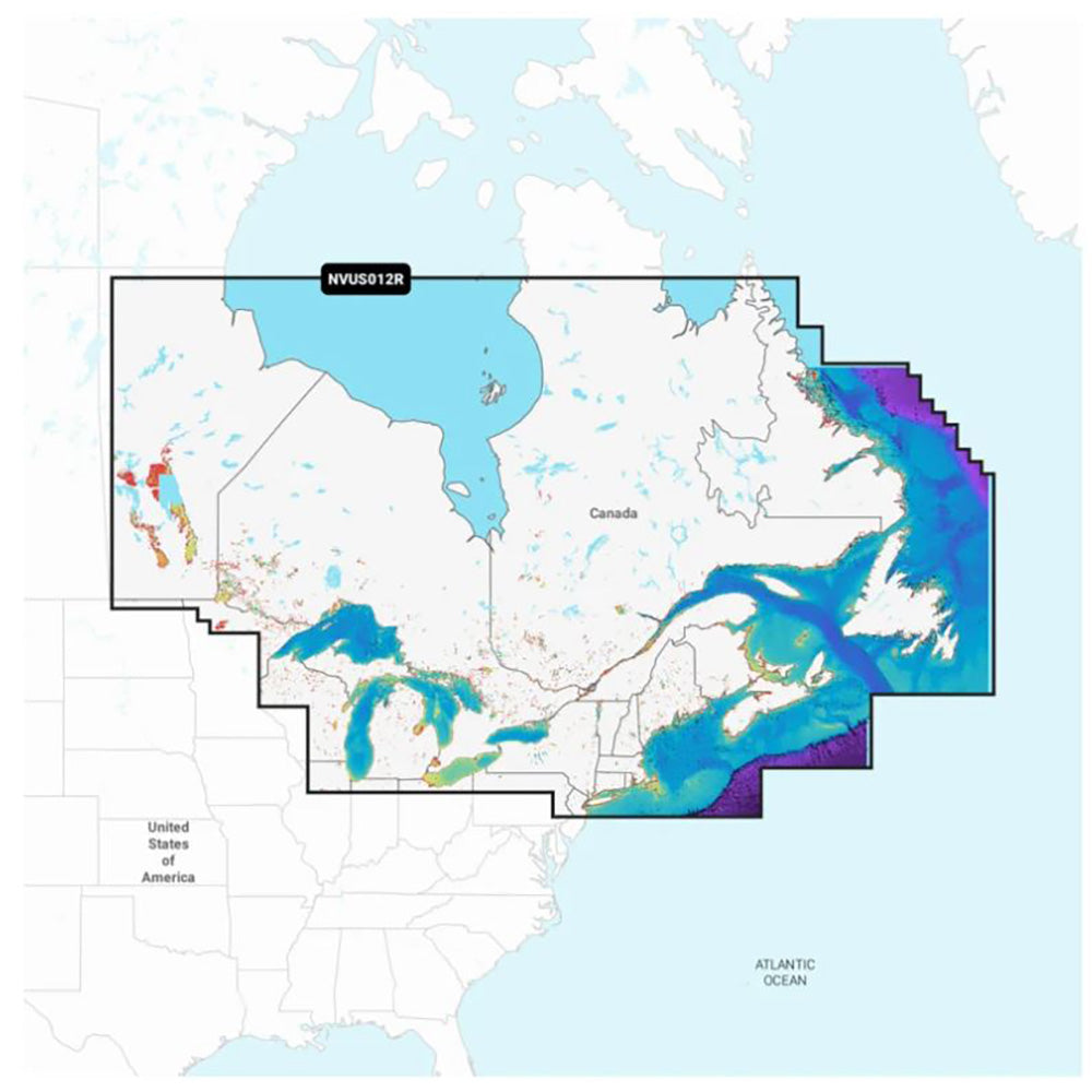 Garmin Navionics Vision+ NVUS012R Canada, East  Great Lakes [010-C1484-00]