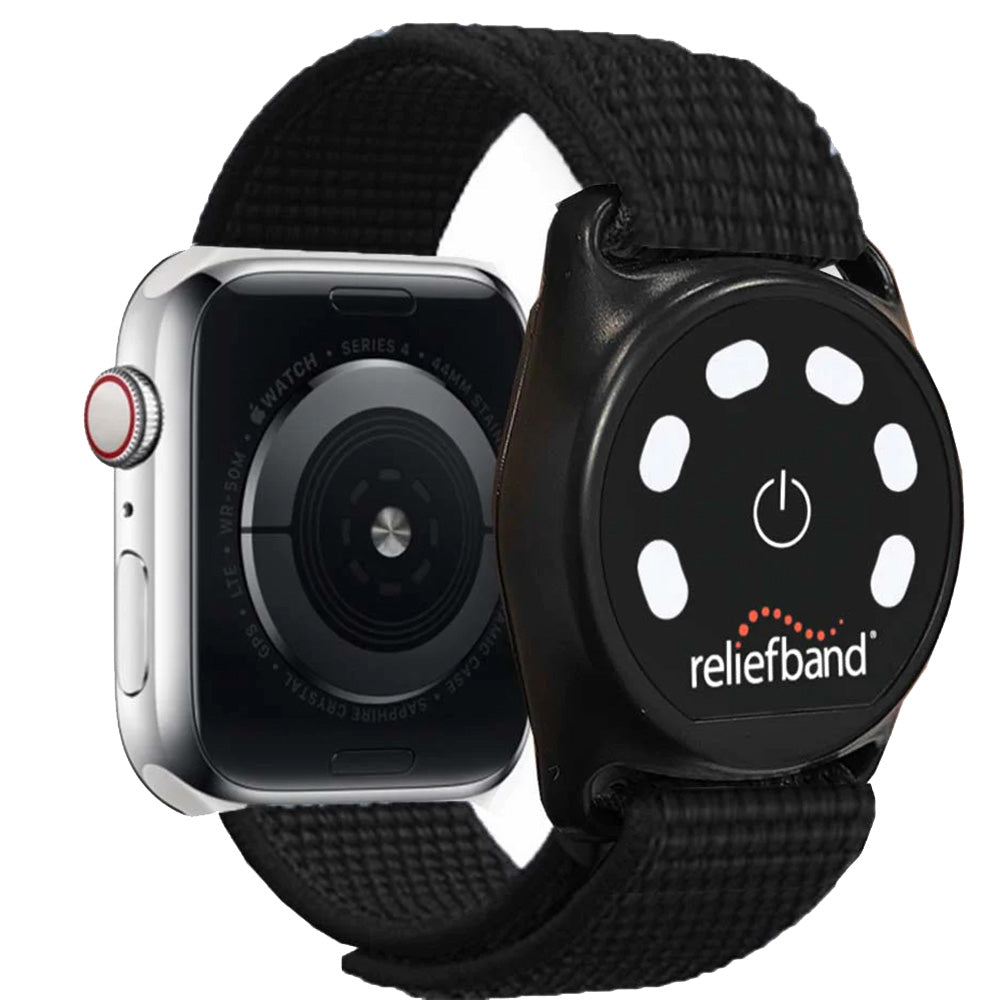 Reliefband Black Apple Smart Watch Band - XL [SPTB-APLXL]