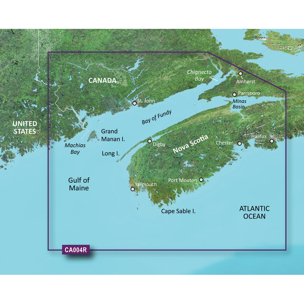 Garmin BlueChart g3 Vision HD - VCA004R - Bay of Fundy - microSD/SD [010-C0690-00]