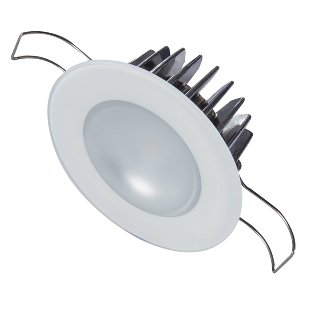 Lumitec Mirage - Flush Mount Down Light - Glass Finish/No Bezel - White Non-Dimming [113193]