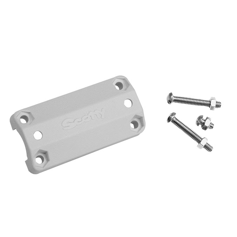 Scotty 242 Rail Mount Adapter - 7/8"-1" - White [242-WH]