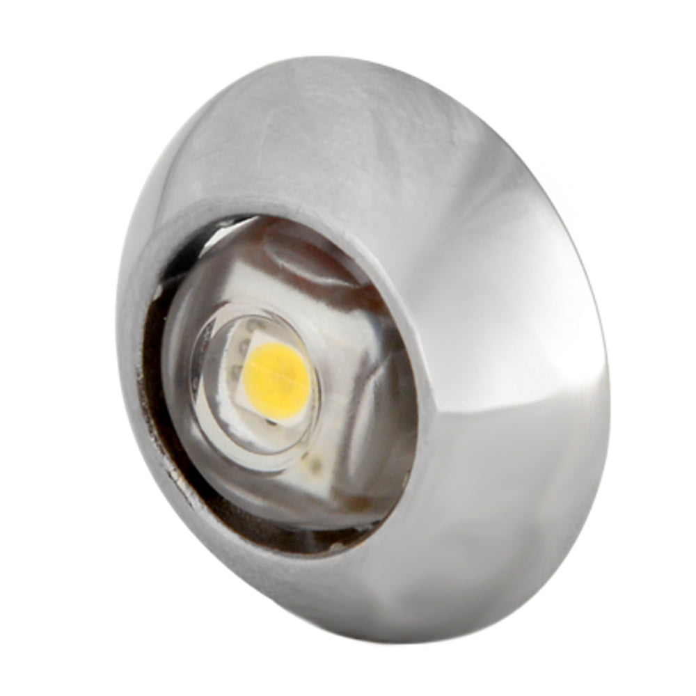 Lumitec Exuma Courtesy Light - Polished Stainless Housing - Warm White Light [101225]