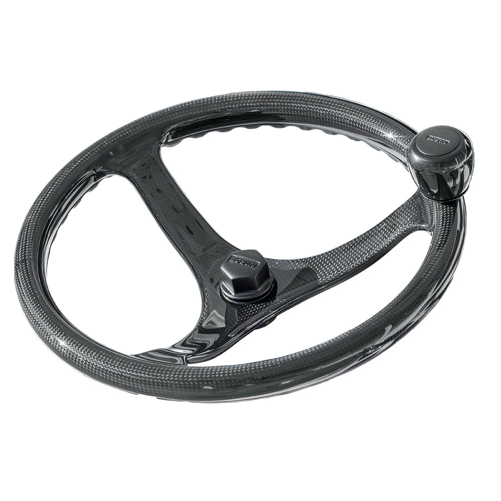 Edson EC3 Elite Carbon 13" ComfortGrip PowerWheel - Carbon Fiber - 3-Spoke [1710C-13C-KIT]