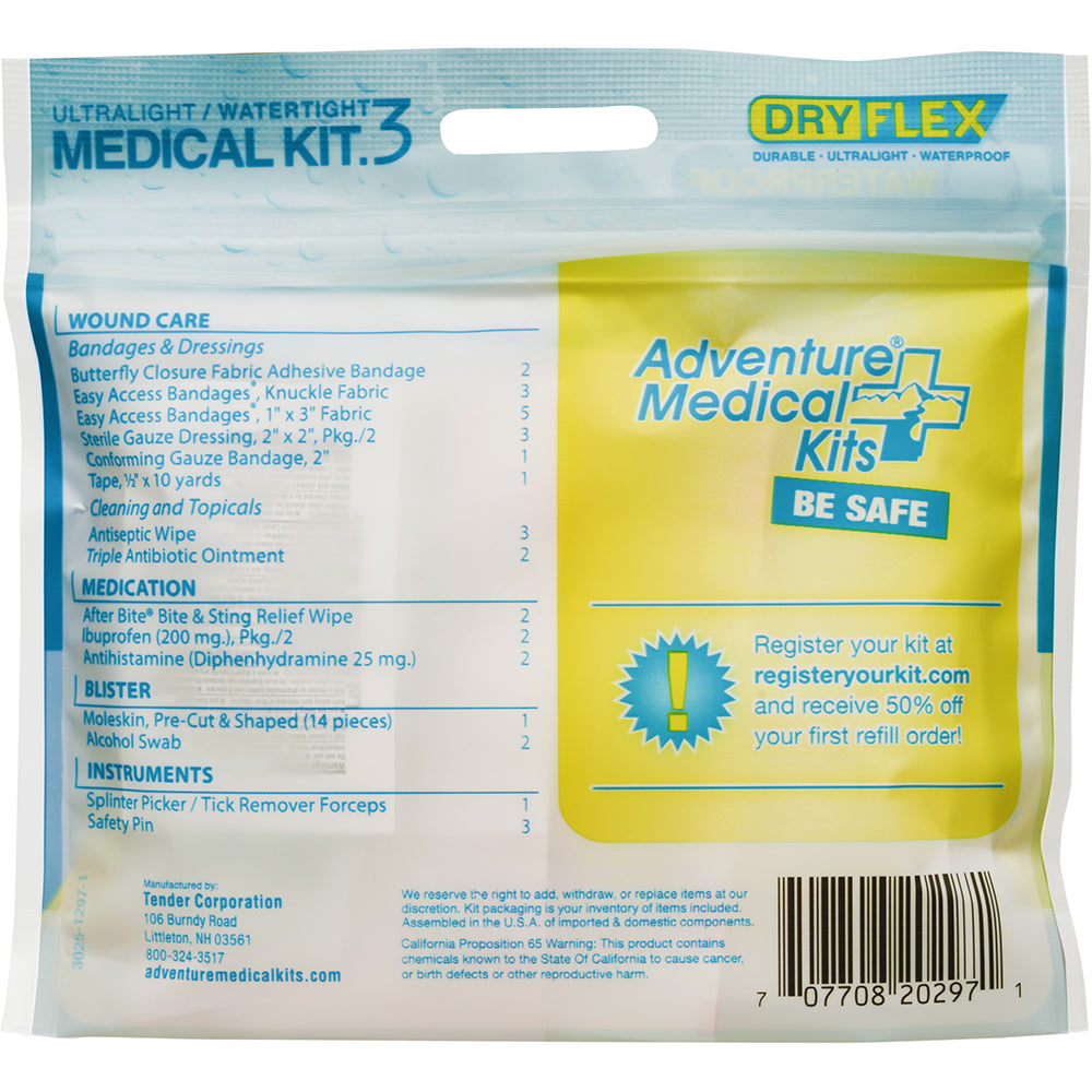 Adventure Medical Ultralight/Watertight .3 First Aid Kit [0125-0297]