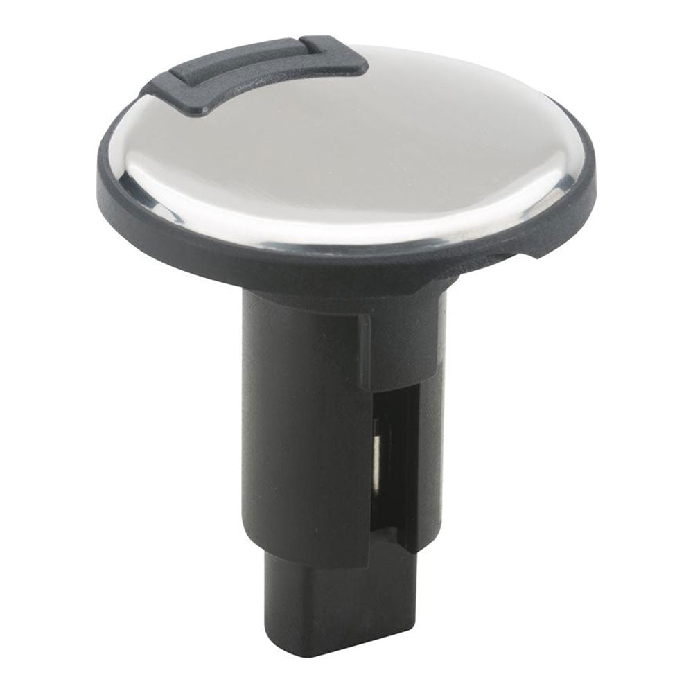 Attwood LightArmor Plug-In Base - 3 Pin - Stainless Steel - Round [910R3PSB-7]