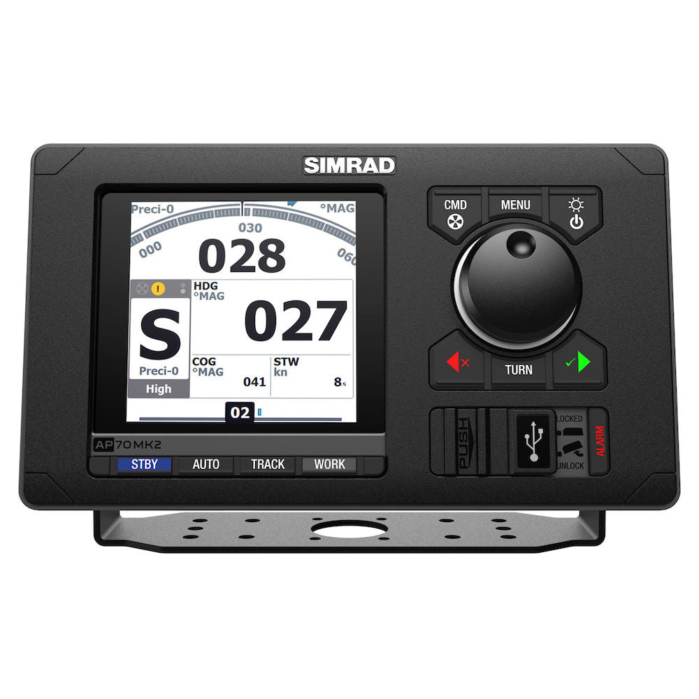 Simrad AP70 MK2 Autopilot IMO Pack f/Solenoid - Includes AP70 MK2 Control Head, AC80S Course Computer  RF45x Feedback [000-15040-001]