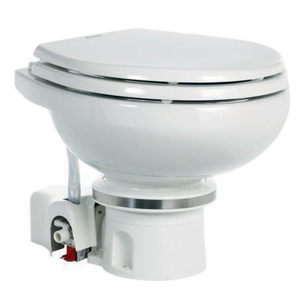 Dometic MasterFlush 7120 White Electric Macerating Toilet w/Orbit Base - Fresh Water [9108824451]