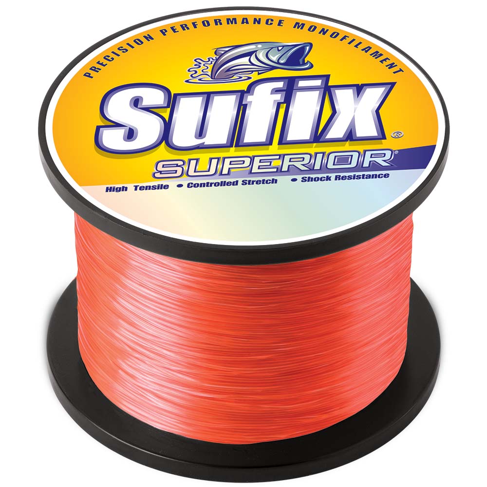 Sufix Superior Neon Fire Monofilament - 10lb - 5970 yds [643-110]