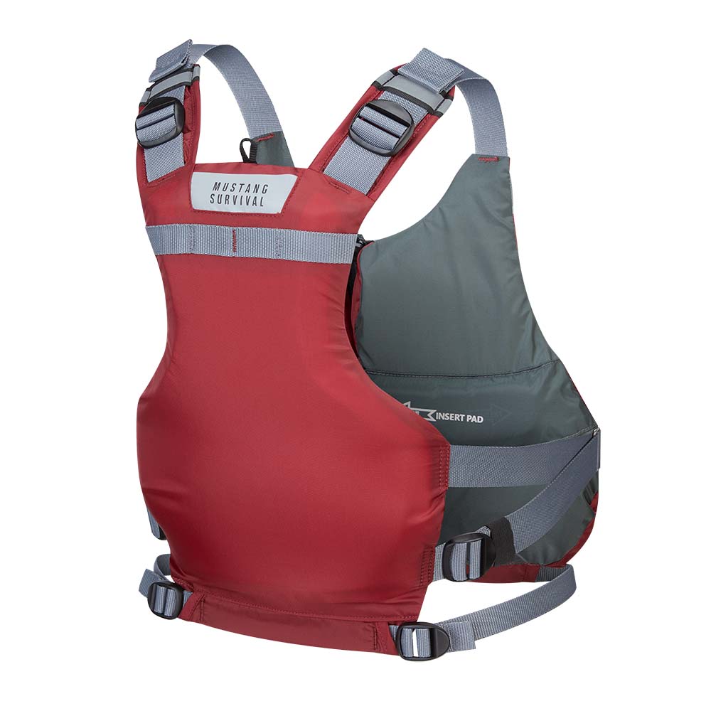 Mustang Womens Destiny Foam Vest - Merlot/Grey - Large/XL [MV7050-860-L/XL-216]