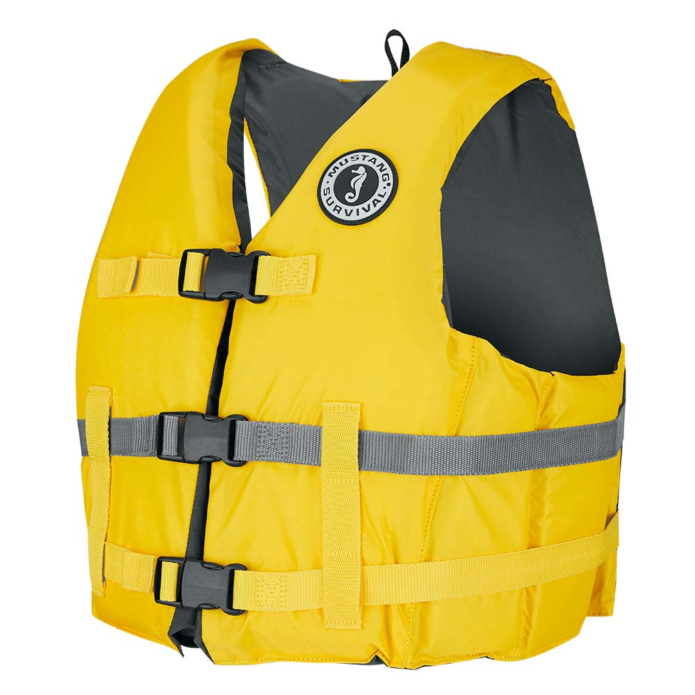 Mustang Livery Foam Vest - Yellow - XS/Small [MV701DMS-25-XS/S-216]