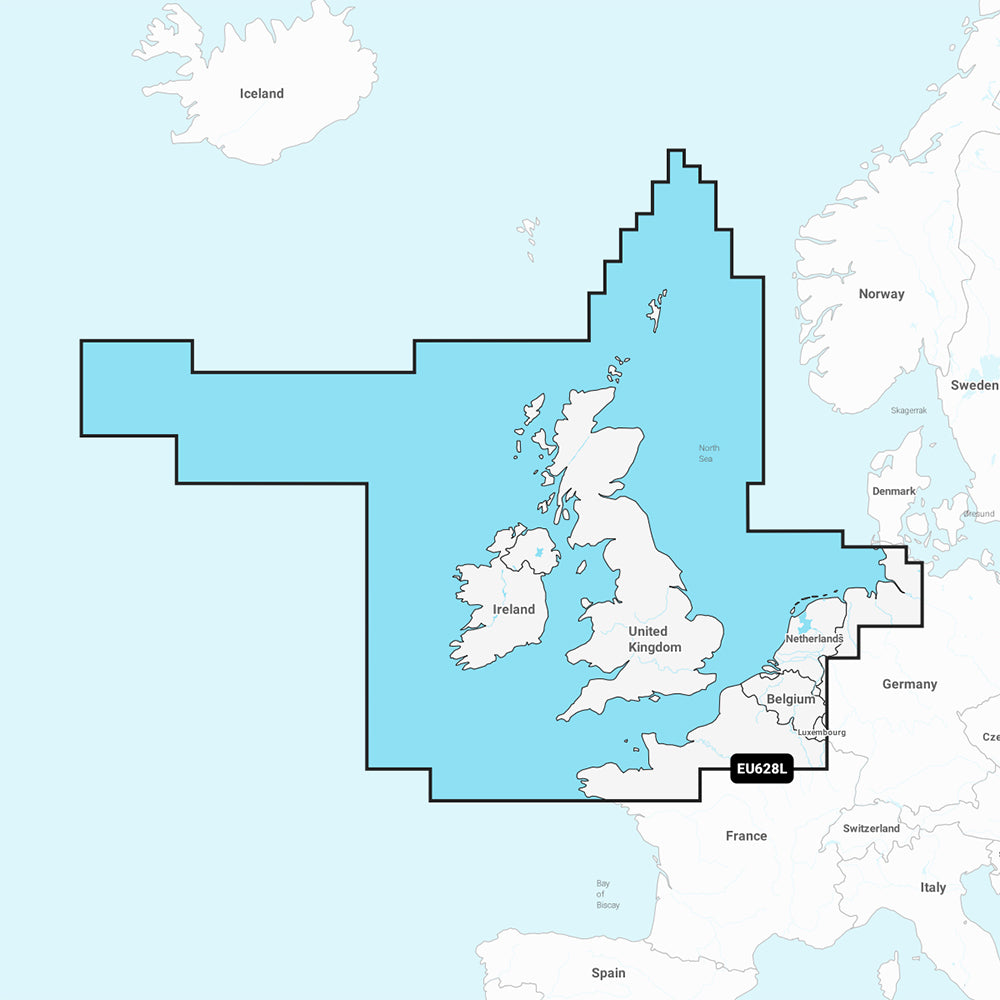 Garmin Navionics+ NSEU628L - U.K., Ireland  Holland - Marine Chart [010-C1271-20]