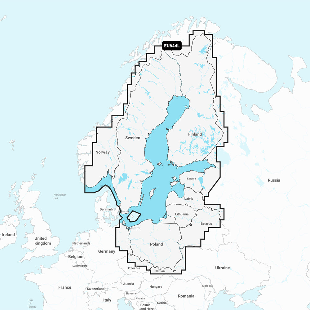 Garmin Navionics+ NSEU644L - Baltic Sea - Marine Chart [010-C1273-20]