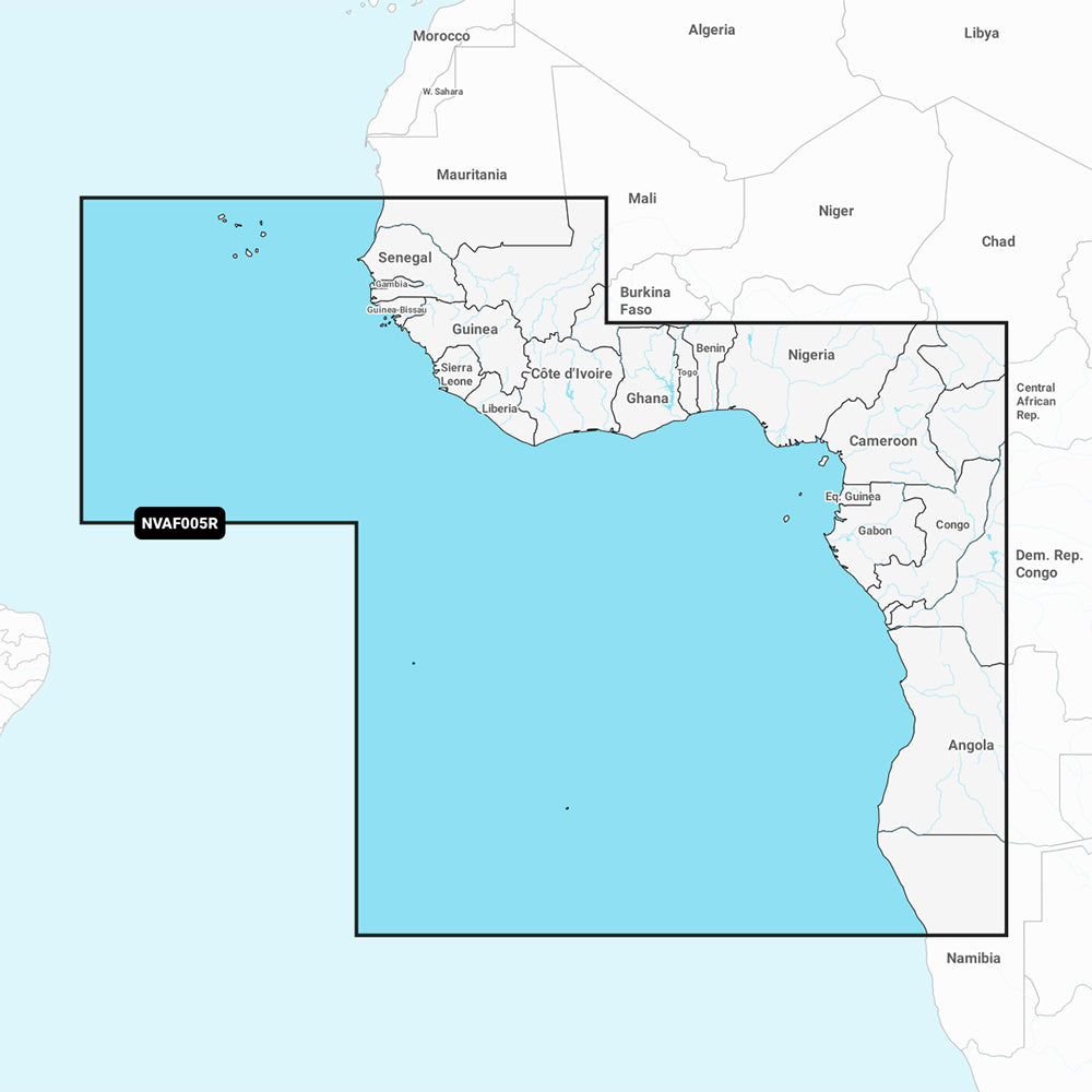 Garmin Navionics Vision+ NVAF005R - Africa, West - Marine Chart [010-C1226-00]