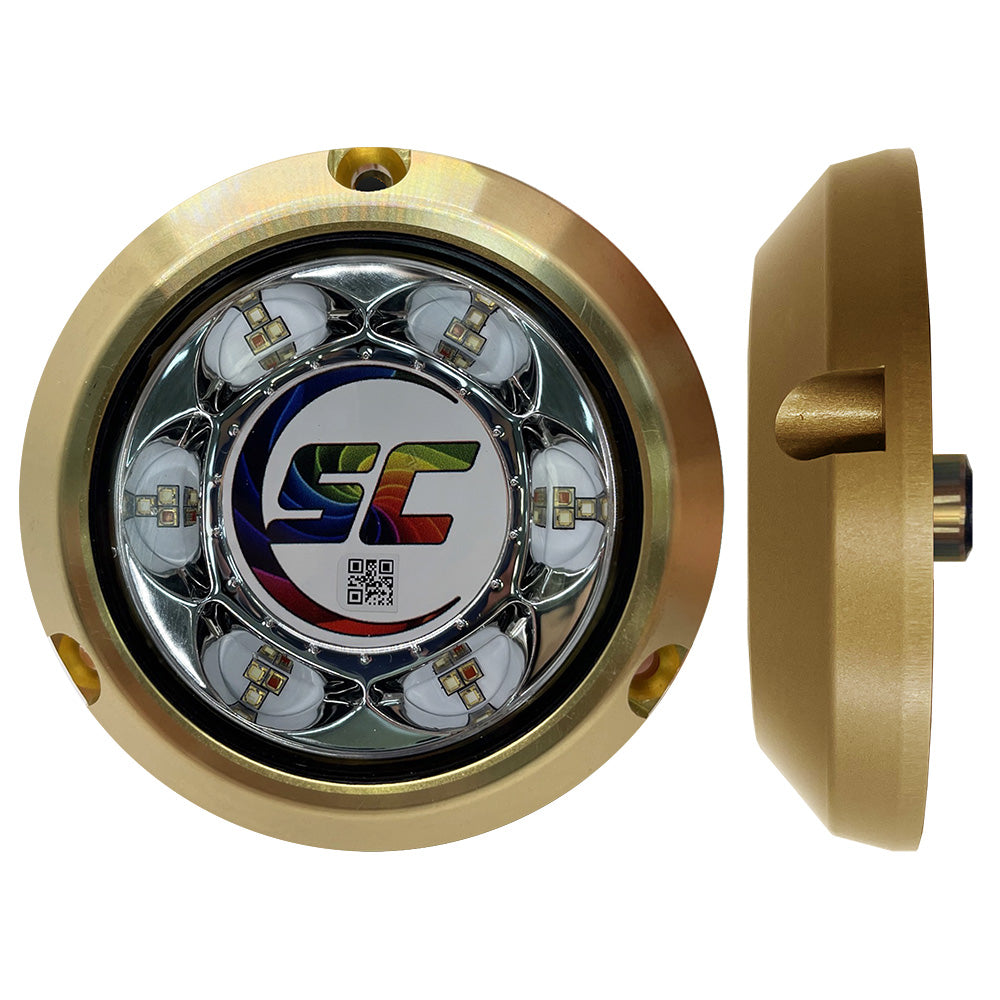 Shadow-Caster SC3 Series CC (Full Color Change) Bronze Surface Mount Underwater Light [SC3-CC-BZSM]